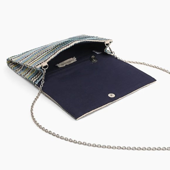 Grecian Nights Evil Eye Clutch Purse America & Beyond Bag NWT - Picture 5 of 5